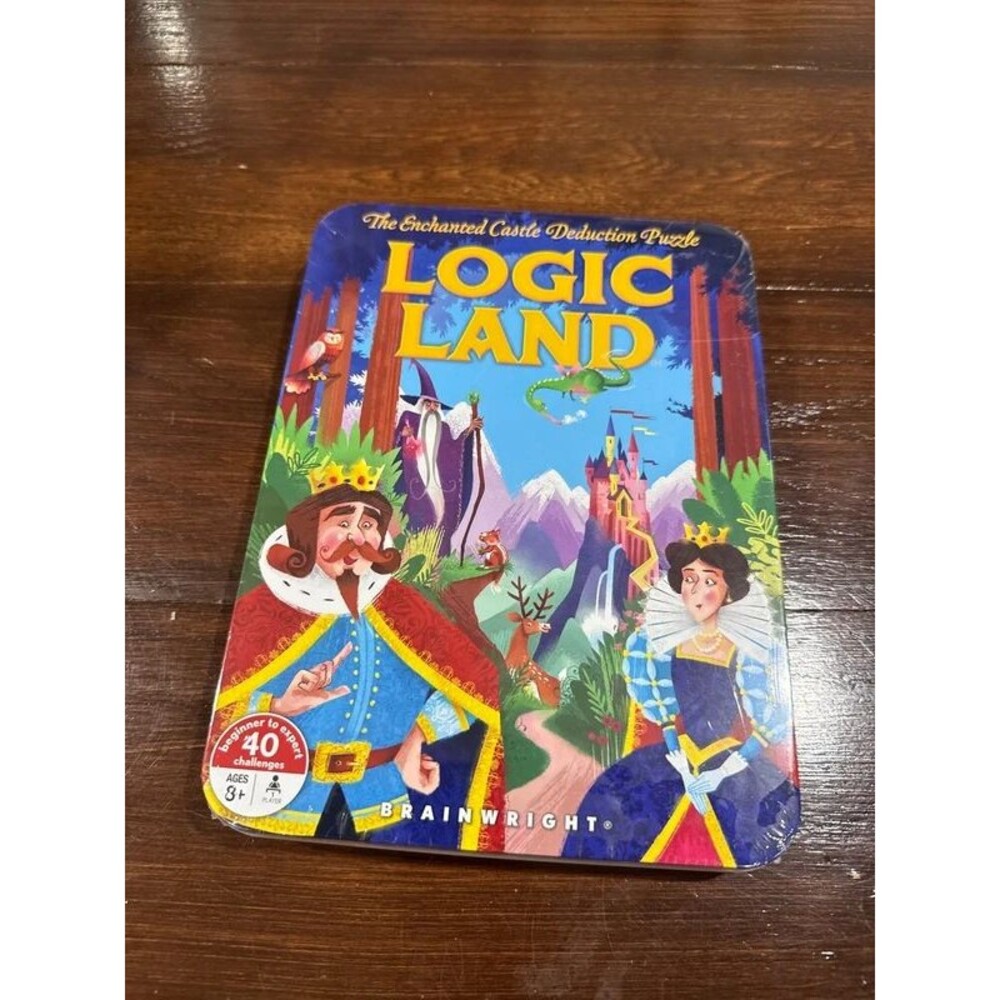Brainwright Logic Land Enchanted Castle Deduction Puzzle 2017 New Sealed Tin